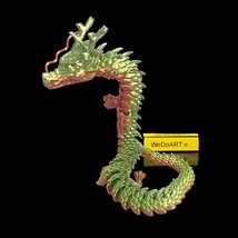 Articulated dragon 3d print 12.5&quot; - 32 cm long! - $727.52 MXN