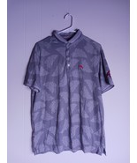 Tommy Bahama Baseball Atlanta Braves Polo Shirt Mens M Gray  Short Sleeve - $582.99 MXN