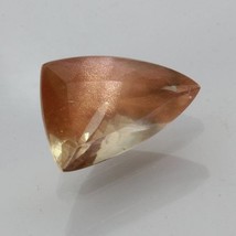 Oregon Sunstone Peach Orange Copper Shiller Tall Trillion Cut Gem 5.05 carat - £133.32 GBP