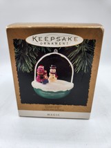 Hallmark Keepsake 1994 Barney Sledding Light &amp; Motion Magic Ornament - $7.38