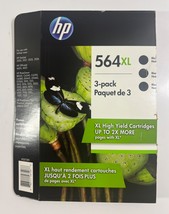 HP CR305BN Black Ink Cartridge 2-Pack 564XL High Yield Warranty End 10/19 - $167.39 MXN