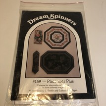 Dream Spinners # 159 Placemats Plus Napkins 3 Different Shapes - $12.86