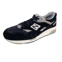 New Balance Mens CM1600BK Black Running Shoes Sneakers Suede Rare Size 11 D - £56.14 GBP