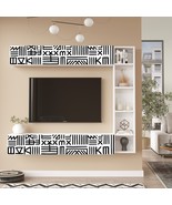 Cohen Floating Entertainment Center, Floating TV Stand, Wall Mounted Ent... - $9,247.90 MXN