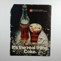 Vtg Coca-Cola For The Taste of Your Life Enjoy Coke It&#39;s the Real Thing ... - $14.85