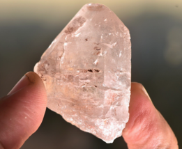 Nirvana quartz Himalayan  growth interference glacial pink   ice quartz #6019 - £31.68 GBP