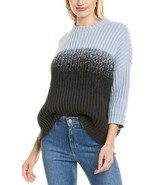 Brunello Cucinelli Cashmere Colorblock Blue  Sequence Sweater sz S $ 399... - £557.10 GBP