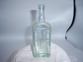 PA2 - 1910&#39;s Richter Pain Expeller New York AQUA 6 1/8&quot; Medicine Bottle - $152.29 MXN