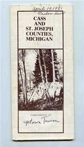 Cass and St Joseph Counties Michigan Maps 1981 - £13.98 GBP