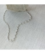 Adjustable 925 Sterling Silver chain necklace.  - £30.27 GBP