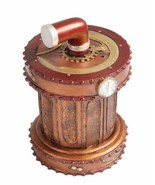 STEAMPUNK GAS PRESSURE VALVE JEWELRY BOX  RESIN ANTIQUE VINTAGE HANDPAINTED - $41.01 CAD