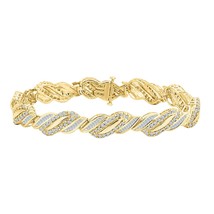 6CT Corte Redondo Original Moissanita 14k Oro Amarillo Chapado Hombres E... - $748.78 CAD