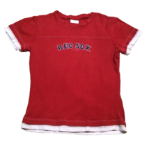 Boston Red Sox 2008 Child Shirt 5th &amp; Ocean Girls Size Medium 919A - £12.94 GBP
