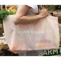 DEAN &amp; DELUCA / Smoke Pink / Mesh / Large Bag 35 x 64.5 x 20 cm ecobag tote - £62.07 GBP