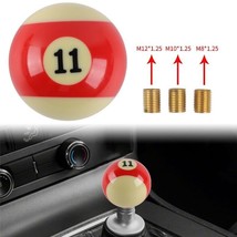 Universal No.11 Billiard Ball Custom Manual Car Gear Shift Knob Shifter Lever - £12.48 GBP