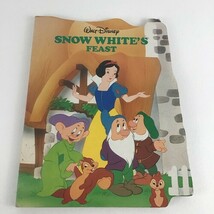 Walt Disney Snow White&#39;s Feast Hardcover Classic Story Board Book Vintag... - $23.16 CAD