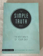 The Simple Truth Bible: The Best Minute of Your Day Daily Devotions for Students - £4.39 GBP