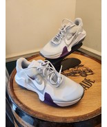 New! NIKE  Air Max Impact 4 White | Gray | Purple | Size 11.5 |  - $69.30