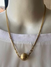 ⭕VTG, necklace, collier, necklace, collana, vintage, metal, metal, gold,... - $263.44 MXN