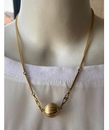 ⭕VTG, necklace, collier, necklace, collana, vintage, metal, metal, gold,... - $265.05 MXN