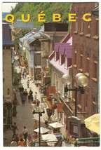 VF Postcard Quebec Petit Champlain and Sous-le Fort Streets are joined b... - £1.57 GBP