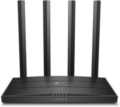 TP-Link AC1200 Gigabit WiFi Router (Archer A6 V3) - Dual Band MU-MIMO Wi... - £41.69 GBP