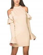 FREE PEOPLE Femmes Robe Sweet Talk A Manches Longues Almond Taille XS OB651462  - £43.78 GBP