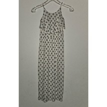 NEW Old Navy Girls Floral Maxi Dress Spaghetti Strap Size Small 6-7 Ivory Green - £15.27 GBP