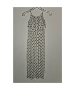 NEW Old Navy Girls Floral Maxi Dress Spaghetti Strap Size Small 6-7 Ivor... - £14.77 GBP