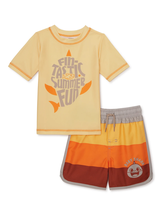 Character Toddler Boy Rash Guard and Swim Shorts Set, 2-Piece, Sizes 12M-5T - $492.52 MXN