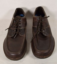  Rockport Mens Shoes Leather Eureka Walking Sneakers Brown 12 M  - £31.03 GBP