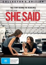 She Said DVD | Carey Mulligan, Zoe Kazan | Region 2 &amp; 4 - $11.58