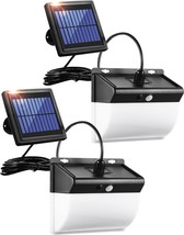Solar Motion Sensor Light Outdoor Security Lights Solar Powered with 3 Modes War - £55.59 GBP