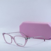 SWAROVSKI SK2011 3001 Transparent Pink 55mm Eyeglasses New Authentic - £85.63 GBP