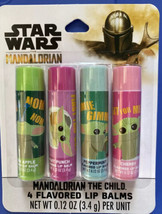 Star Wars Mandalorian Baby Yoda The Child 4 pack  Lip Balm - $5.93