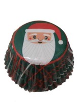 Wilton Christmas Santa 75 ct Standard Baking Cups Cupcake Liners - £3.08 GBP