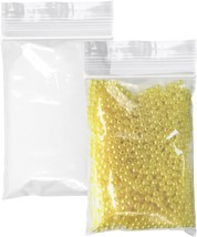 Clear Plastic Reclosable Zipper Bags, 2 x 3 Inches. Pack of 100 Reclosab... - £7.19 GBP