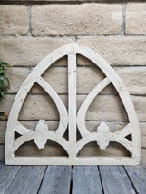 Modernato Farmhouse Arch Wood Cathedral Window Rustic Distress  30&quot; W - $49.90
