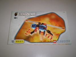 Used Lego Bionicle INSTRUCTION BOOK ONLY #8537 Nui-Rama / No Legos included - $9.95