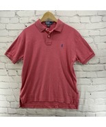 Polo Ralph Lauren Shirt Mens Sz S Red Casual Pullover - £11.31 GBP