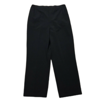 Koret Pull on Elastic Waist Pants ~ Sz 12 ~ Black ~ High Rise ~ 28&quot; Inseam - £15.59 GBP