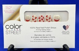 Color Street Nail Polish Strips JUST BE-CLAUS SANTA Long Lasting 16 Pack... - £7.06 GBP