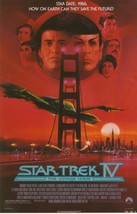Star Trek IV 11x17 Inch Repro Movie Poster Voyage Home Kirk Spock Klingo... - £10.05 GBP