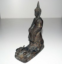 Antique Rare Bronze Buddha with Elephant, Monkey - £316.54 GBP