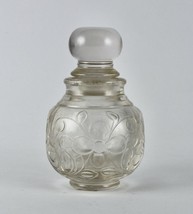 Hand Carved Natural Rock Crystal Quartz 1305 Cts Carved Perfume Bottle For Decor - £355.89 GBP