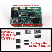 8 Relay Kit Control Board Repair for WPW10675033 W10675033  - £43.24 GBP