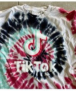 Tik Tok Tie Dye Logo Long Sleeve Shirt Size XXL - $24.93 CAD