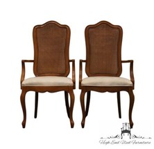 Set of 2 THOMASVILLE FURNITURE Tableau Collection Country French Cane Ba... - $1,199.99