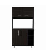 FM FURNITURE Colorado Pantry Cabinet with Three Small Open Shelves and O... - $385.95 CAD+
