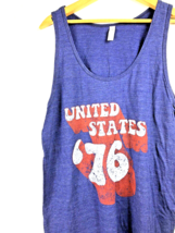 USA Tank Top Size L Mens United States &#39;76 Graphic American Apparel NEW Y2K - $27.90